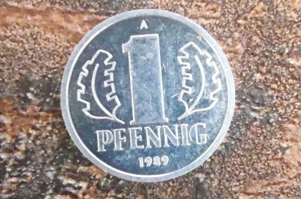 1 Pfennig // DDR // 1998 // 2014 // A // neuwertig // in Hohen Neuendorf