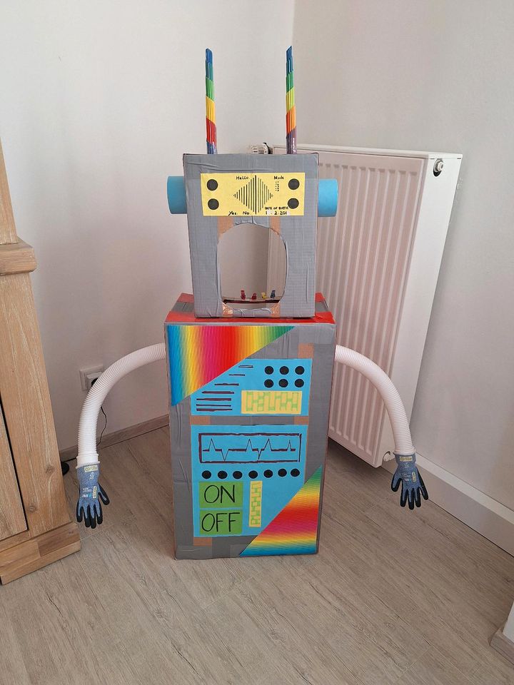 Roboter Roboterparty Kindergeburtstag Dekoration in Hilden