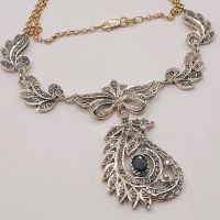 ❤Antikes jugendstil Collier 585er Gelbgold und Silber Diamanten Essen - Steele Vorschau