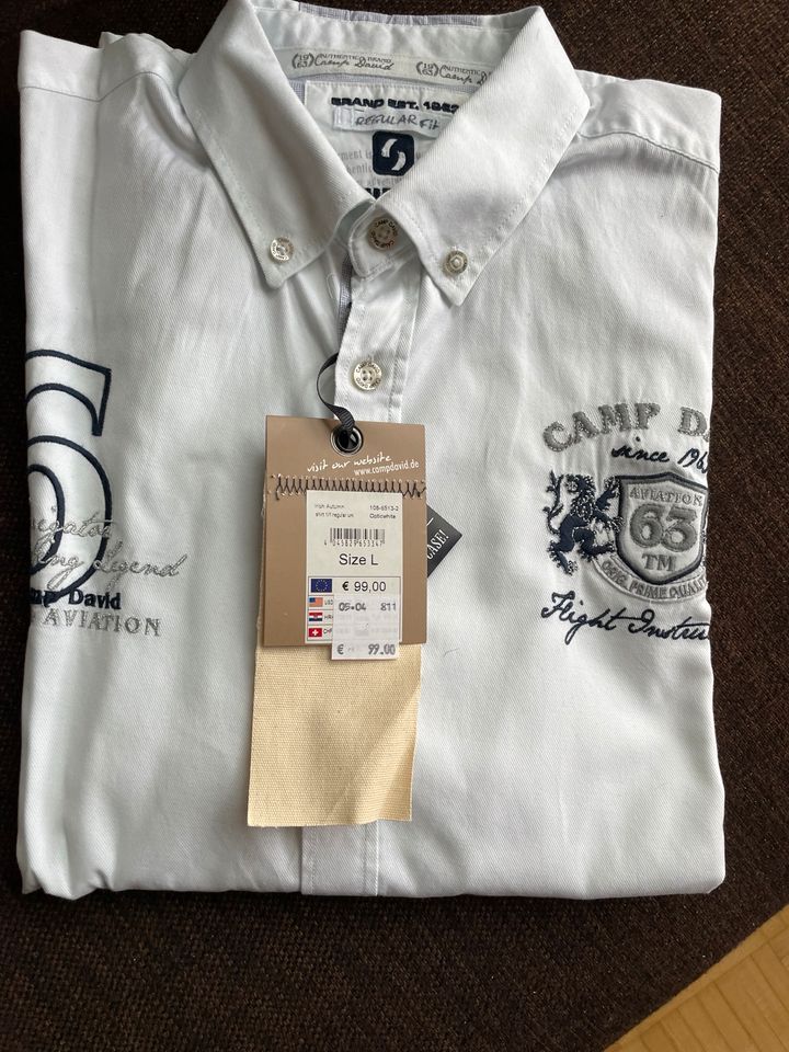 Herrenhemd Camp David Size L in Parkstetten