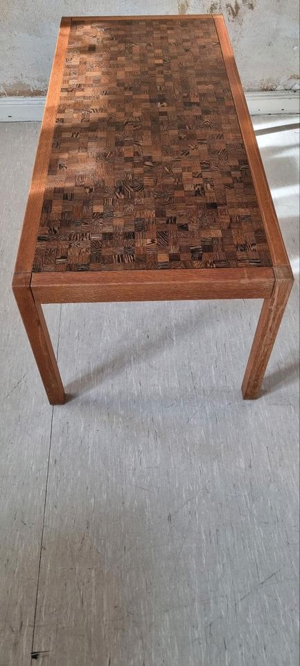 Couchtisch 1960er Jahre. Wenge Mosaik ,Vintage Tisch, alt in Braunschweig