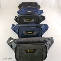 Bauchtasche Canvas, Unisex, 3 Fächer, verschiedene Farben, Gürtel Hessen - Lorsch Vorschau