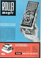 Rollei Magic + Diaprojektor Werbung - Reklame -Vintage-Deko 1961 Baden-Württemberg - Steinen Vorschau