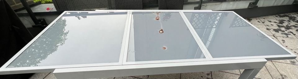 Glas-/Alu Tisch ausziehbar Terrasse in Hamburg
