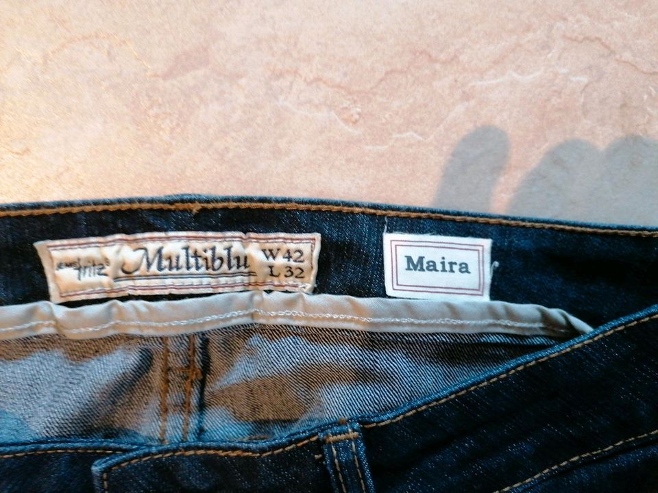 2 Jeanshosen von Jeans Fritz, Maira, Gr. 42 in Drebber