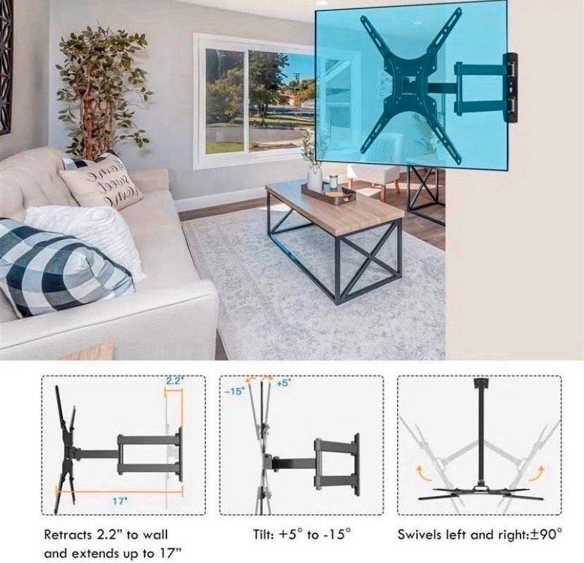 Tv Wandhalterung LED LCD 17:55 Zoll Schwenkbar Neigbar NEU in Paderborn