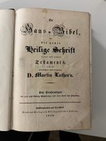 Die Haus Bibel - ganze Heilige Schrift - D. Martin Luther´s 1856 Niedersachsen - Weyhe Vorschau