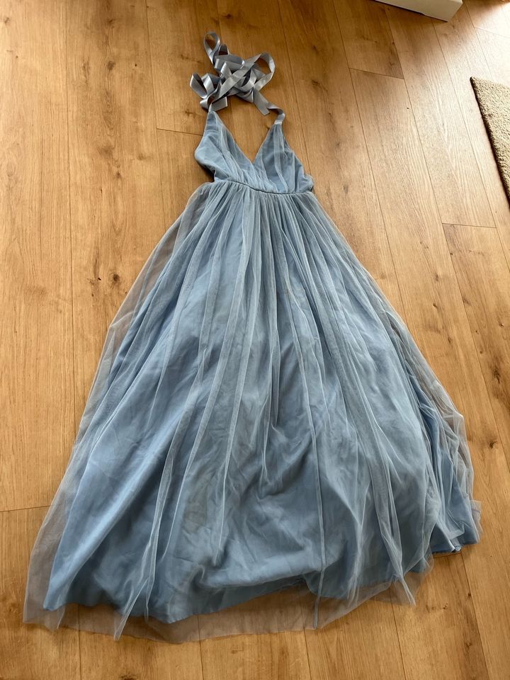 Abiball Abschlussball Prinzessinnen Kleid hellblau Gr. 34/XS in Kiel