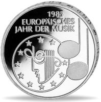 5 DM  Münze BRD Europäisches Jahr der Musik 1985 Rheinland-Pfalz - Mutterstadt Vorschau