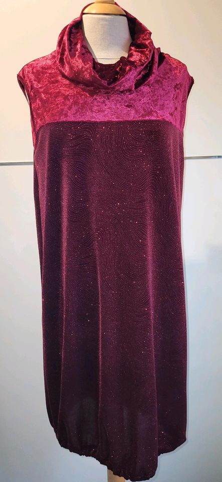 Samtkleid mit Glitzer Gr L in Pinneberg