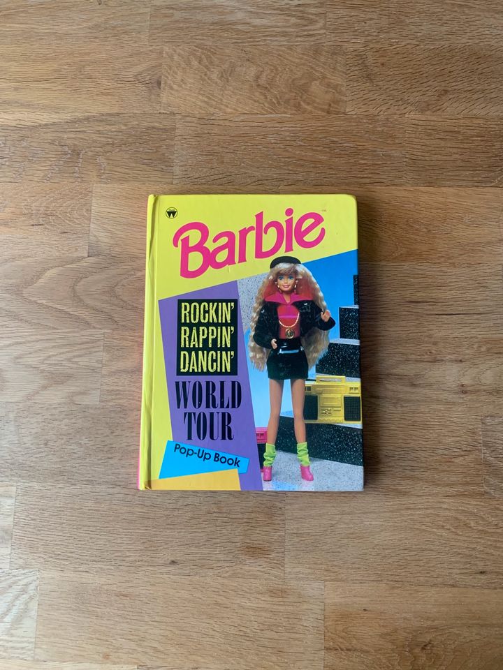 BARBIE World Tour Pop-up Buch engl. Rappin‘ Dancin‘ 1993 in Landau-Mörlheim