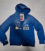 Superdry Vintage Hoodie Sweatjacke Sweatshirt blau M Hessen - Lahntal Vorschau