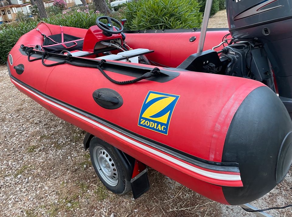 ** TOP Schlauchboot ZODIAC MK2 Futura Yamaha 50PS Aussenborder ** in Neuhausen ob Eck