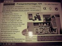 Pemas Universal Freisprechanlage 12V Niedersachsen - Himmelpforten Vorschau