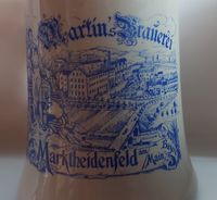 1 x Martinsbräu Bierkrug, aus Marktheidenfeld am Main, Bayern Baden-Württemberg - Mosbach Vorschau