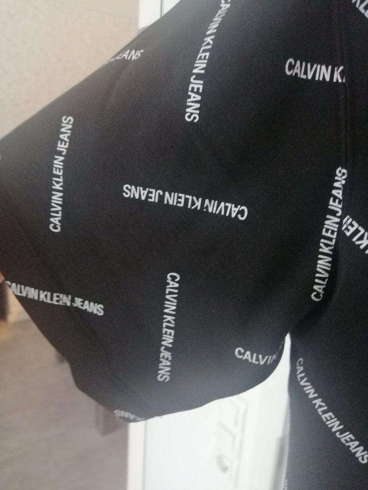 Calvin Klein Sweatshirtkleid schwarz in Langenhagen