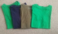 Set mit 4  T-Shirts  uni   128 Koblenz - Urbar Vorschau