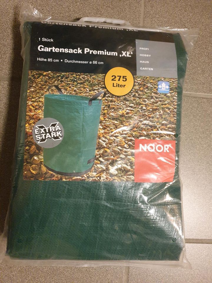 NOOR Gartensack Premium XL Laubsack Garten 275 L NEU in Rheinböllen