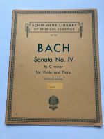 Bach Sonata No. IV in c-Dur für Violine und Piano Hessen - Neu-Isenburg Vorschau
