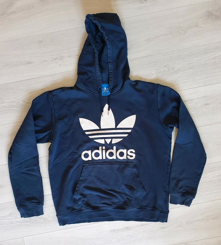 Adidas Pullover Hoodie Kapuze blau XL in Langenhagen