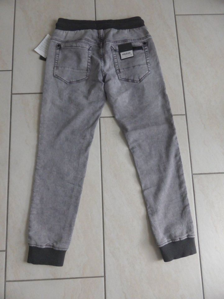 Kinder Jogger Jogpants Schlupf- Hose Jeans grau Gr. 158 164 W 30 in Schrobenhausen