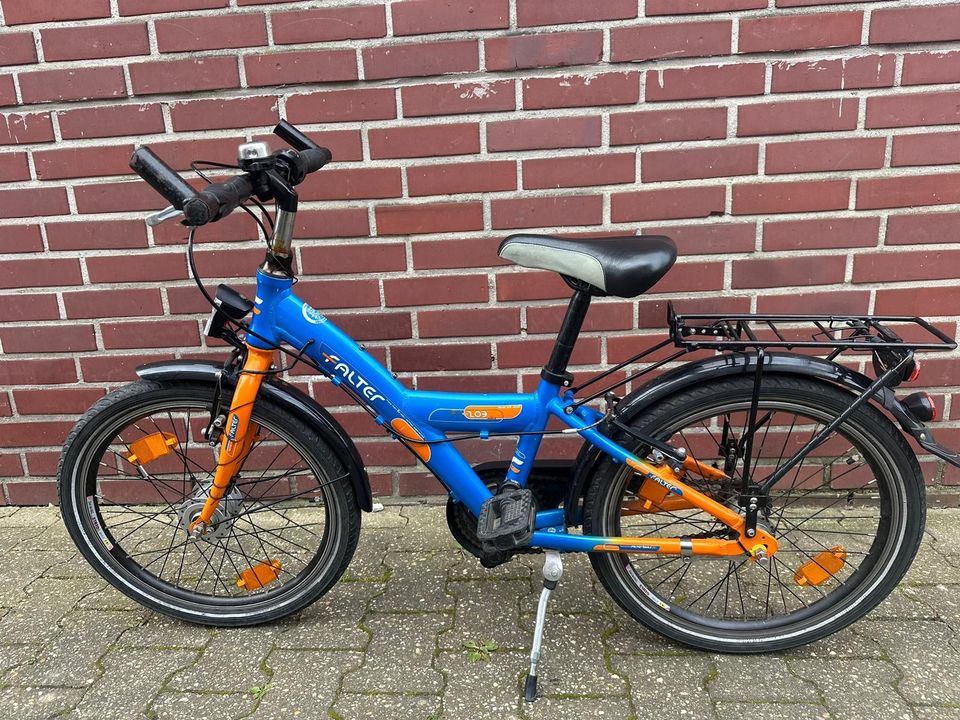 Fahrrad blau Falter 20 Zoll 20‘‘ Junge Kinderfahrrad Mountainbike in Übach-Palenberg