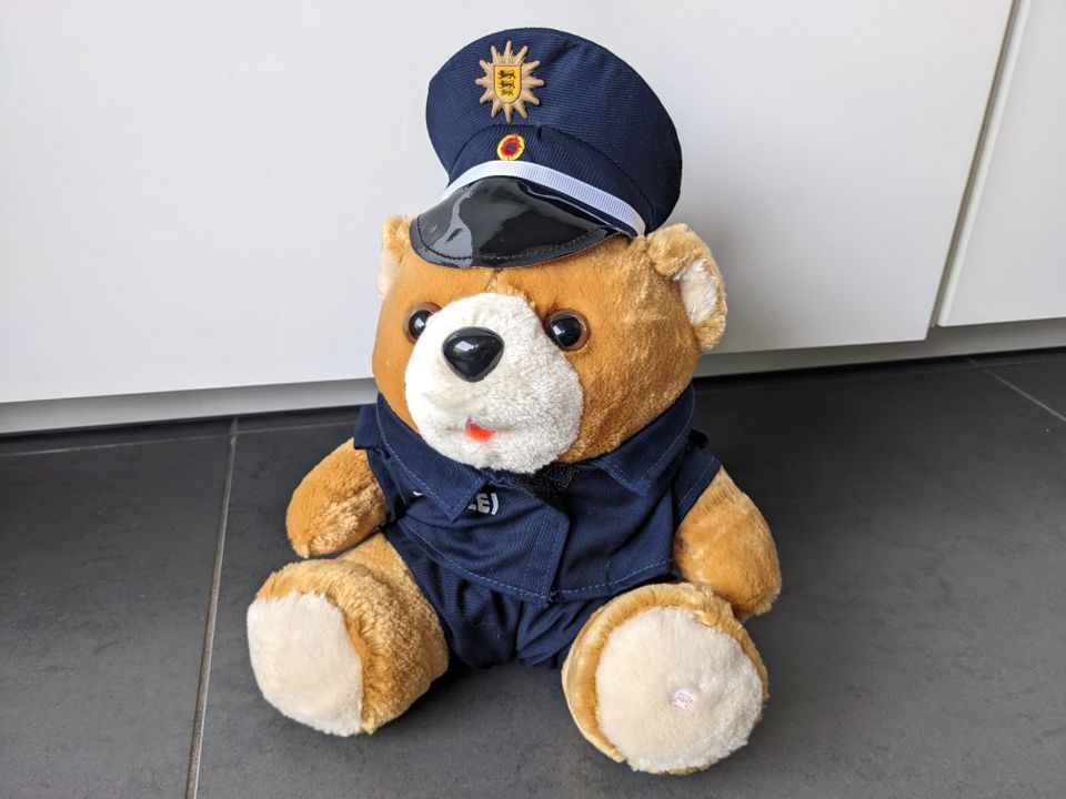 wNEU Teddywelt Polizist Teddybär Polizei Bär Stofftier Plüschtier in Karlsruhe