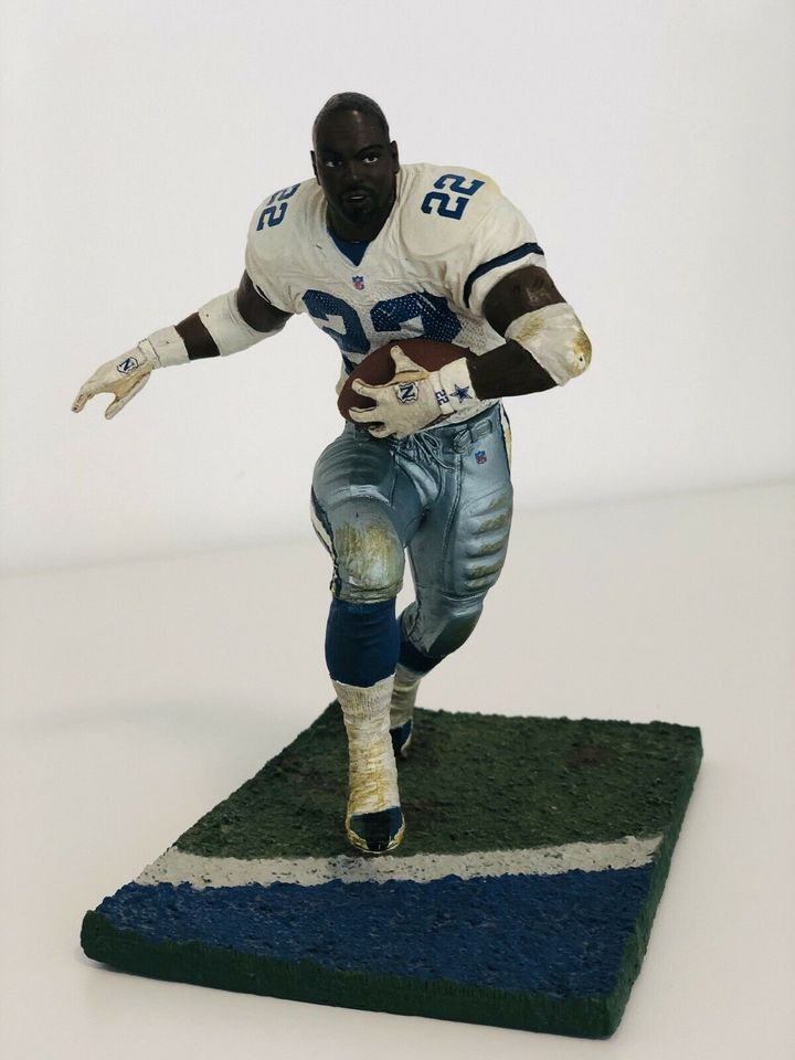 McFarlane NFL Series 1 Emmitt Smith No Helmet Dallas Cowboys Rare in Pyrbaum