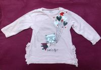 Rosa,Shirt,Sweatshirt, Pullover mit Applikationen+Rüschen, Gr 86 Sachsen - Radeburg Vorschau