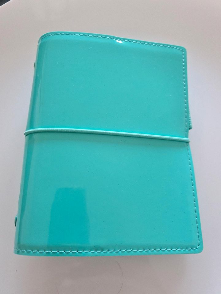 Filofax Domino Patent türkis - Größe Pocket in Leimen