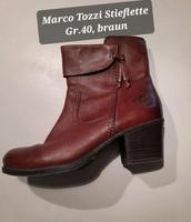 Stieflette Marco Tozzi echt Leder  Gr.40 Nordrhein-Westfalen - Rees Vorschau