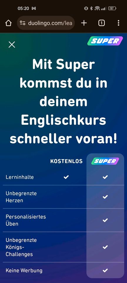 Super Duolingo - 12 Monate in Bremen