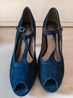 Schuh Tamaris Peeptoe blau Gr.40 Bayern - Eching (Kr Freising) Vorschau