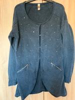 Tredy Jacke Cardigan blau Gr. 40 Top Glitzer Nordrhein-Westfalen - Goch Vorschau