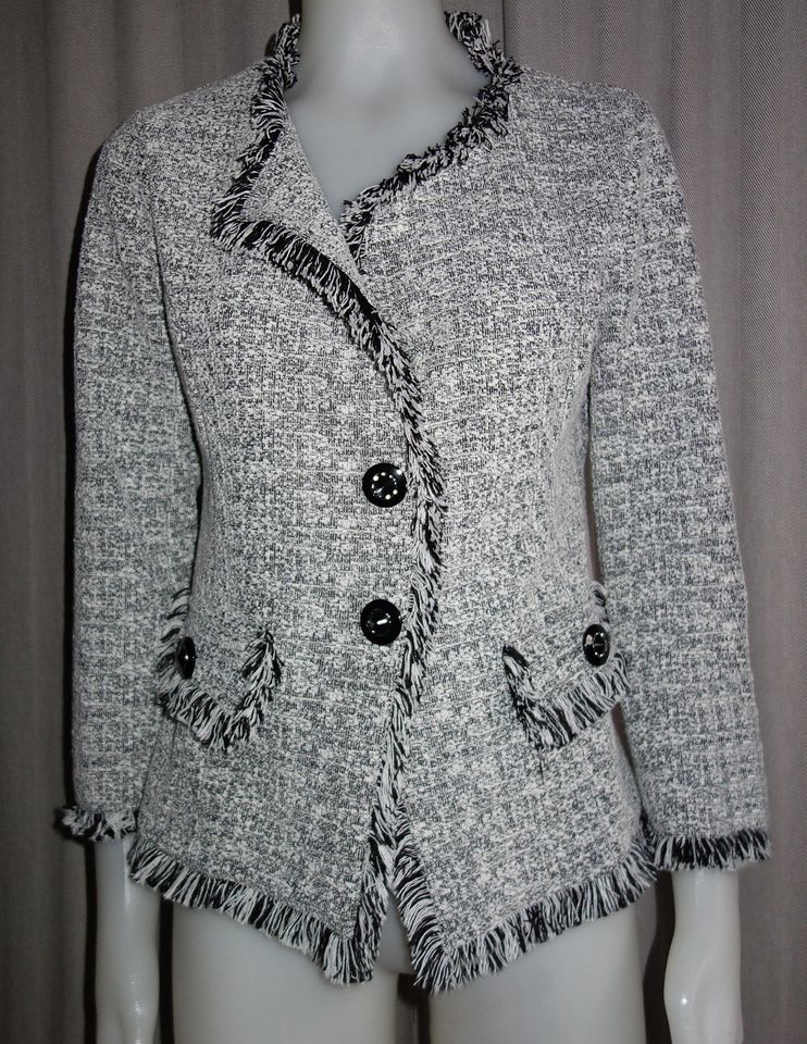 Marc Cain Escada Monari Jacquard Blazer Hackbarth's Tweed Blazer in Scharbeutz