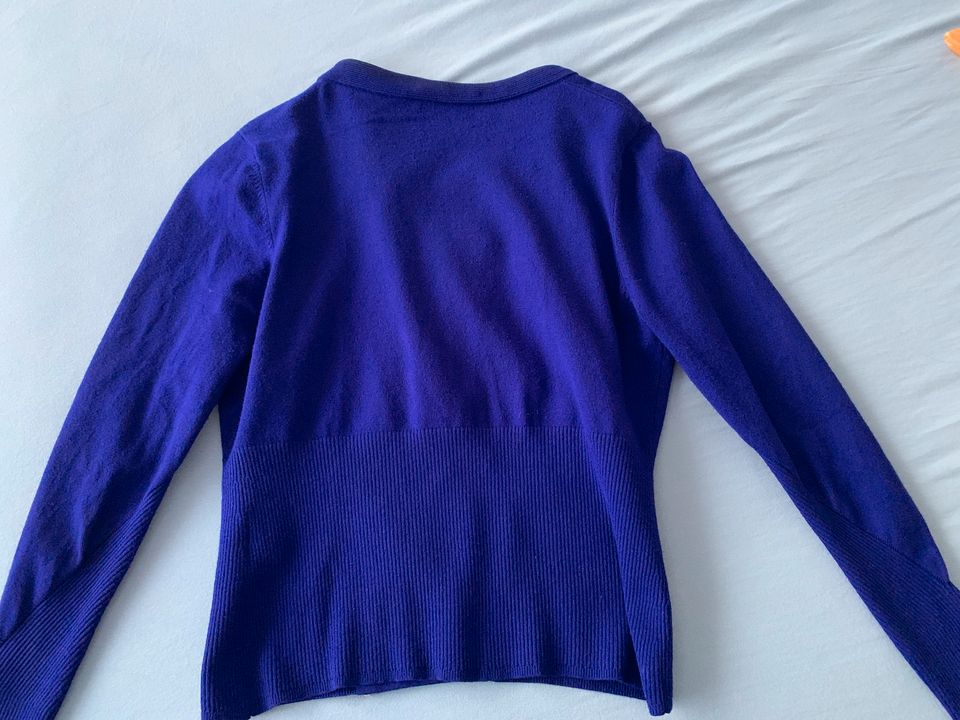 kurze Damen-Jacke von Karen Millen mit Reißverschluß, blau, Gr. 3 in Düsseldorf