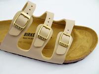 Birkenstock FLORIDA Sandcastle Beige Sandalen Pantoletten Gr.38 Hessen - Stadtallendorf Vorschau
