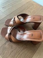 Zara Schuhe Braun Gr. 38 Bayern - Landshut Vorschau