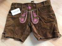 Neu Damen Trachten Lederhose kurz Braun 38?  Short Hose Niedersachsen - Uetze Vorschau