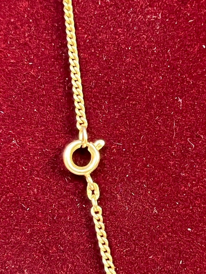 GOLD KETTE 14k 585 50,5cm L 0,17cm B 5,69g GG AU in Berlin