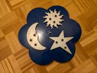 Deckenlampe Sonne Mond Sterne Blau Alu Kinderzimmer Deckenleuchte Niedersachsen - Laatzen Vorschau