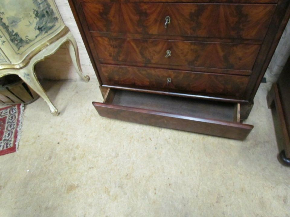 Antiker Schrank Stand Sekretär Mahagoni Biedermeier in Selchenbach