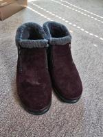 Strober Damen Winterschuh Leder mit Lammfell Größe 6 bzw. 38 Niedersachsen - Seevetal Vorschau