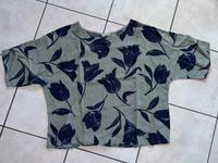 Leinen-Look Tunika Italy Style khaki m. Blumen Gr. 42-46 Bayern - Aschaffenburg Vorschau