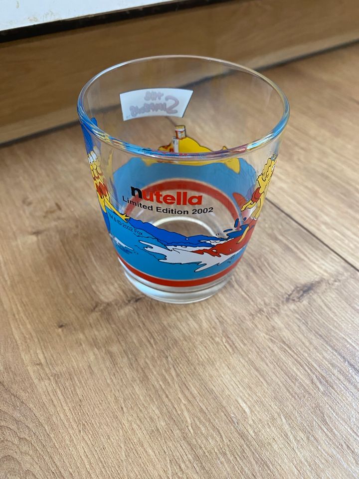 Nutella Limited Edition 2002 Simpsons Glas in Hamburg