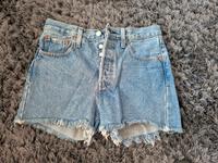 Damen Jeans Shorts Hotpants W24 von Levi's 501 blau Bayern - Weißenhorn Vorschau