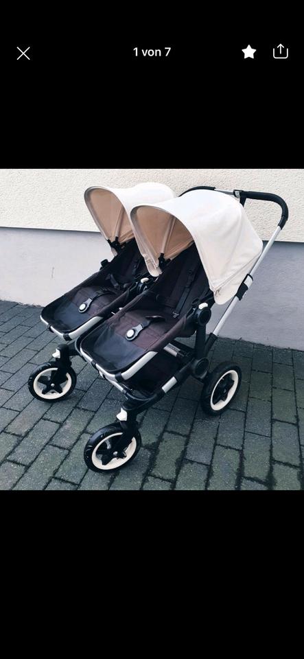 Bugaboo Donkey Geschwister-/Zwillingswagen – inkl. neuer Reifen! in Gummersbach
