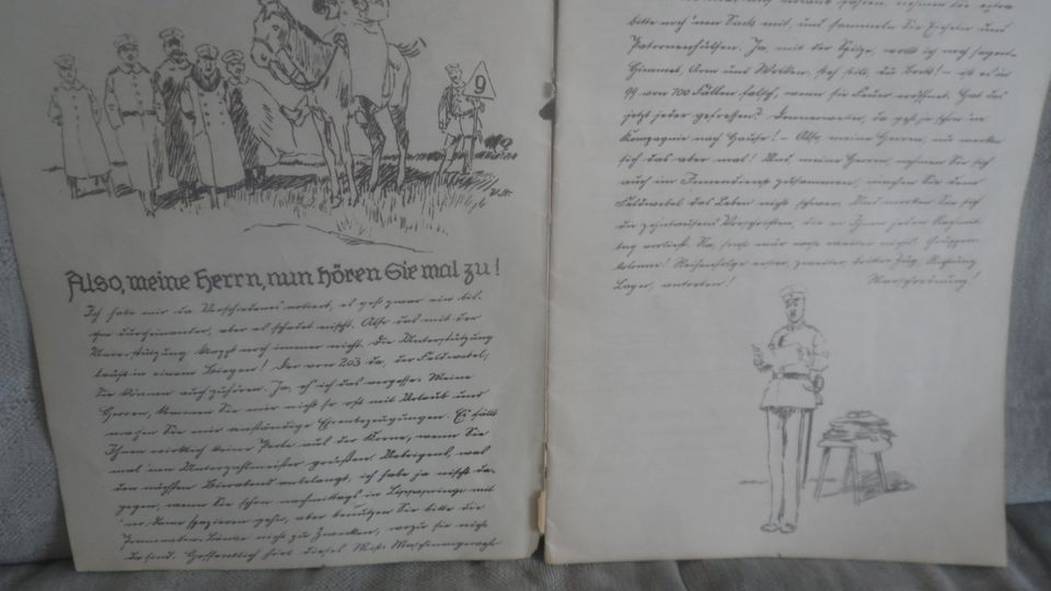 Zeitschrift ( Widmung Infan. Reg. Nr. 84 ) in Bodenwerder