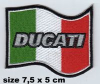 DUCATI Aufnäher Italflagge für 900 750ss Pantah 851 888 monster Nordrhein-Westfalen - Emmerich am Rhein Vorschau