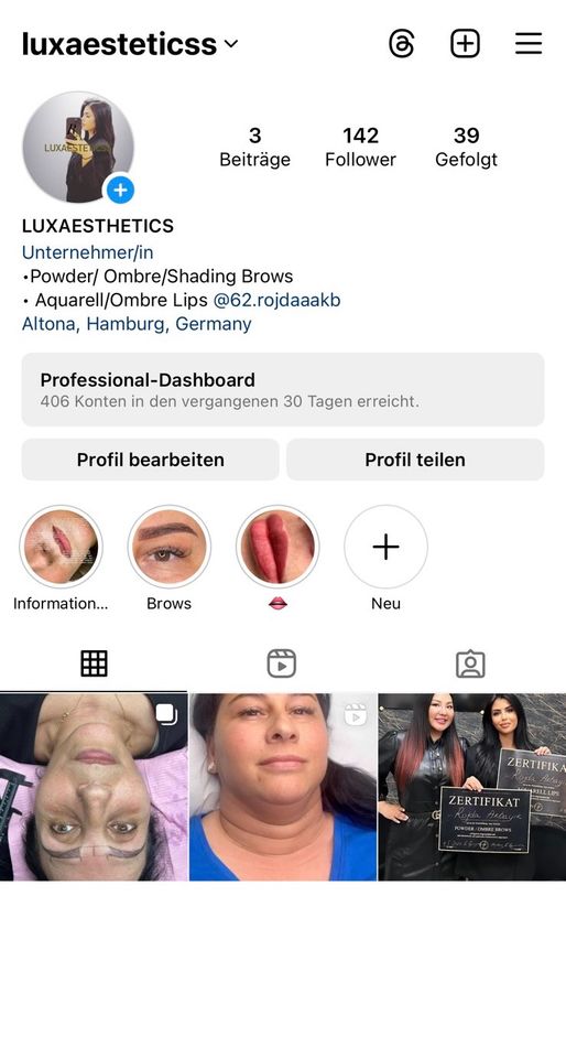 Modelle Gesucht für Powder Brows/Aquarell Lips in Hamburg